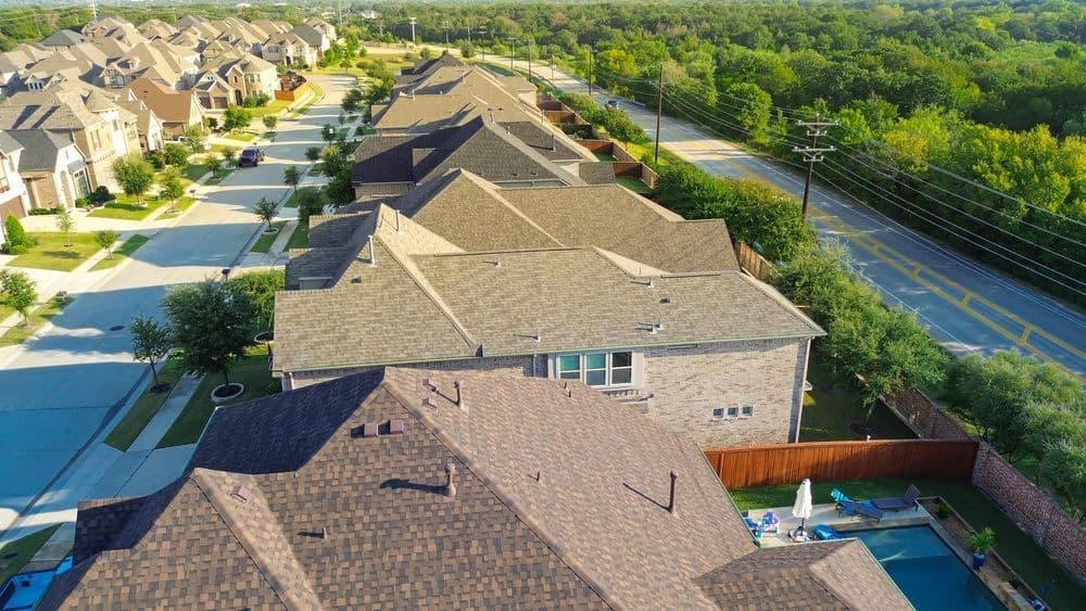 Professional roofing work